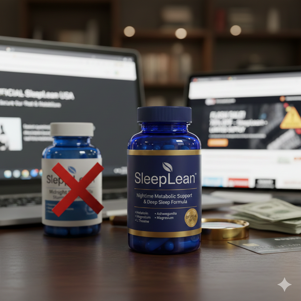 SleepLean official site vs Amazon