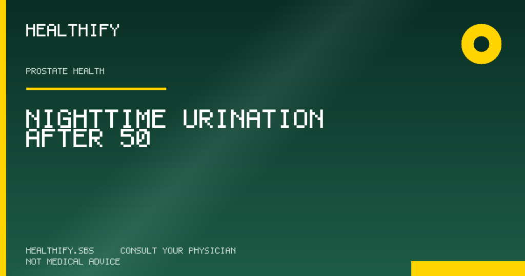 Nighttime Urination After 50 — Healthify evidence-based review (Prostate Health)